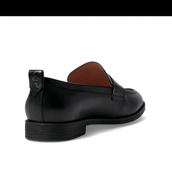 Cole Haan Men's Stassi Penny Loafer Leather Shoes - Black